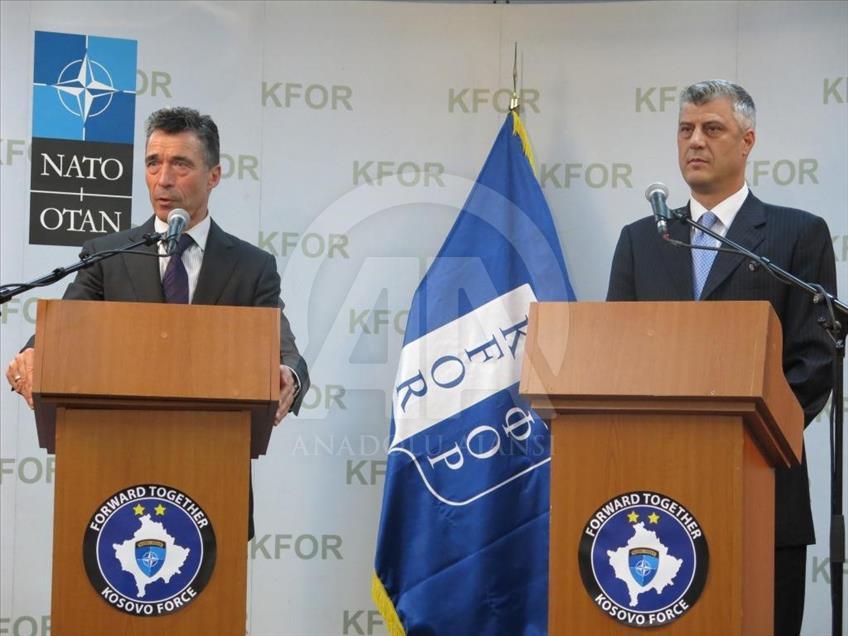 NATO Genel Sekreteri Rasmussen Kosova'da