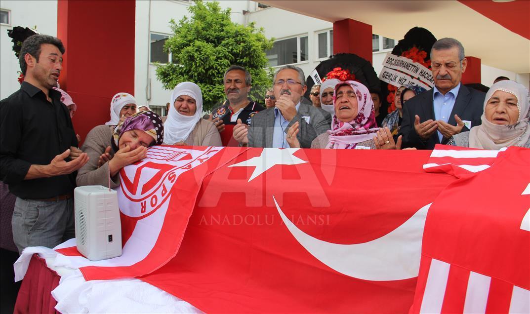 Antalyaspor oyuncusu son yolculuğuna uğurlandı