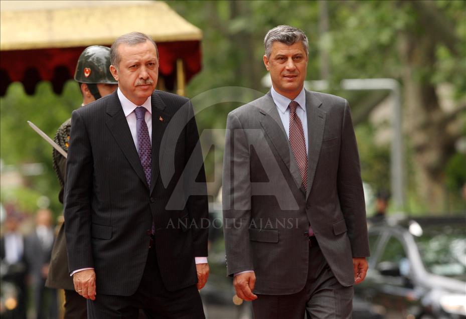 BASBAKAN ERDOGAN - KOSOVA BASBAKANI TACI
