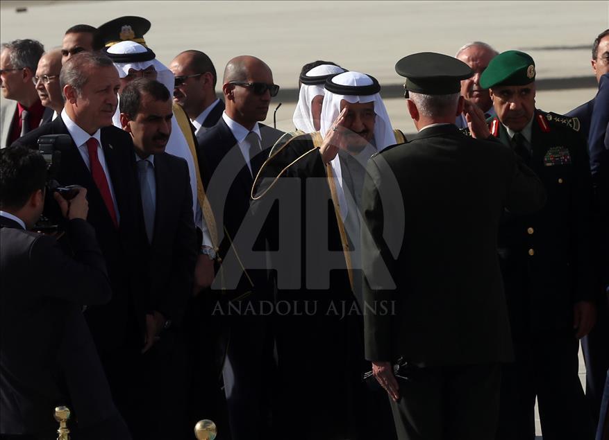 Suudi Arabistan Kralı Selman bin Abdulaziz Türkiye'ye geldi