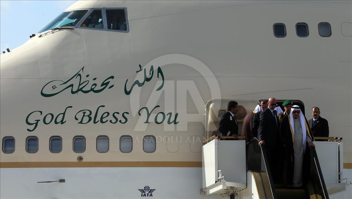 Suudi Arabistan Kralı Selman bin Abdulaziz Türkiye'ye geldi
