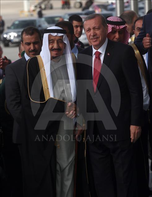Suudi Arabistan Kralı Selman bin Abdulaziz Türkiye'ye geldi
