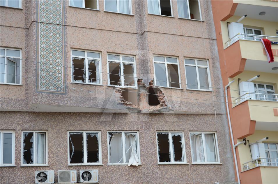 Kilis'e 2 roket mermisi düştü