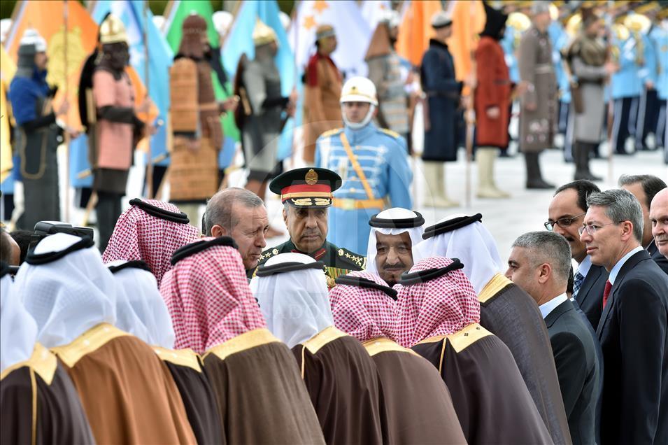Cumhurbaşkanı Recep Tayyip Erdoğan - Suudi Arabistan Kralı Selman Bin Abdulaziz