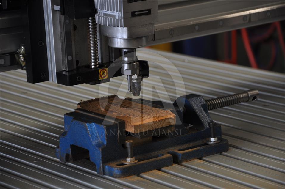 CNC tezgahını 12 bin liraya ürettiler