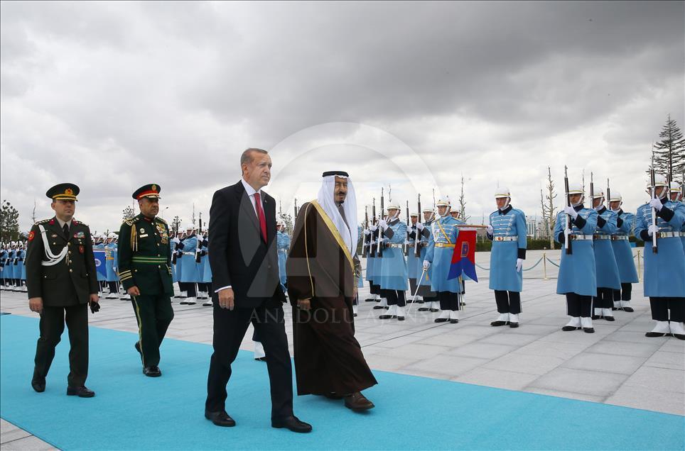 Suudi Arabistan Kralı Selman Ankara'da