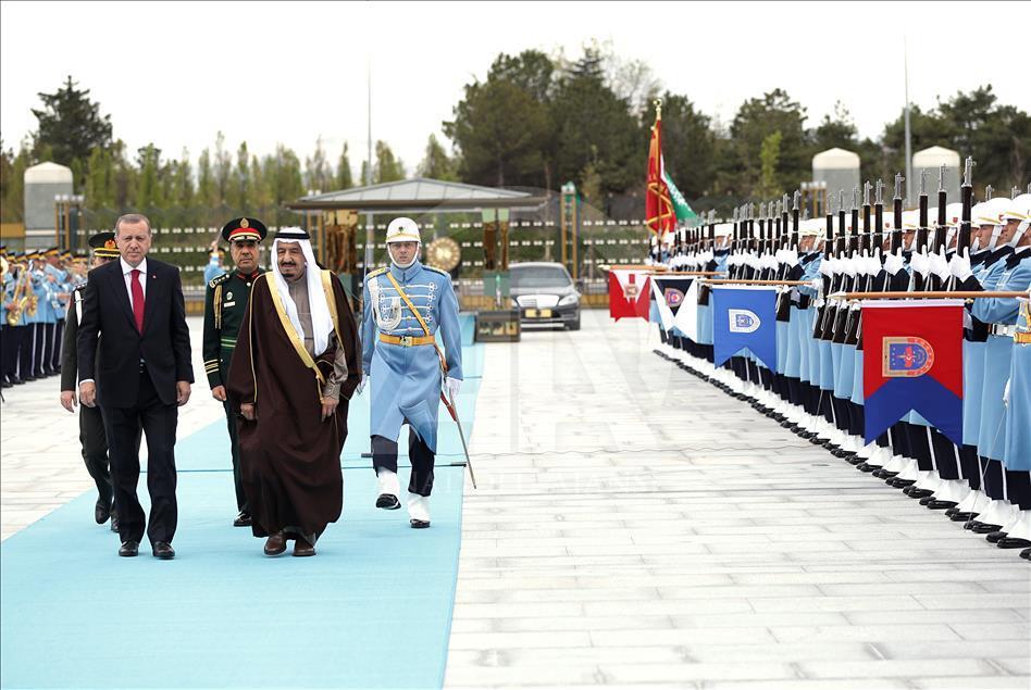 Cumhurbaşkanı Recep Tayyip Erdoğan - Suudi Arabistan Kralı Selman Bin Abdulaziz