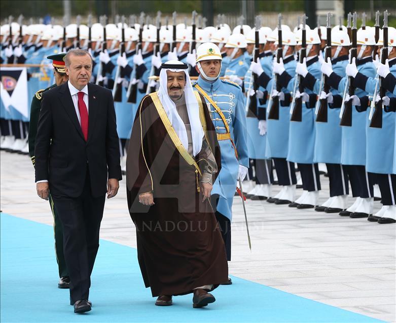 Cumhurbaşkanı Recep Tayyip Erdoğan - Suudi Arabistan Kralı Selman Bin Abdulaziz