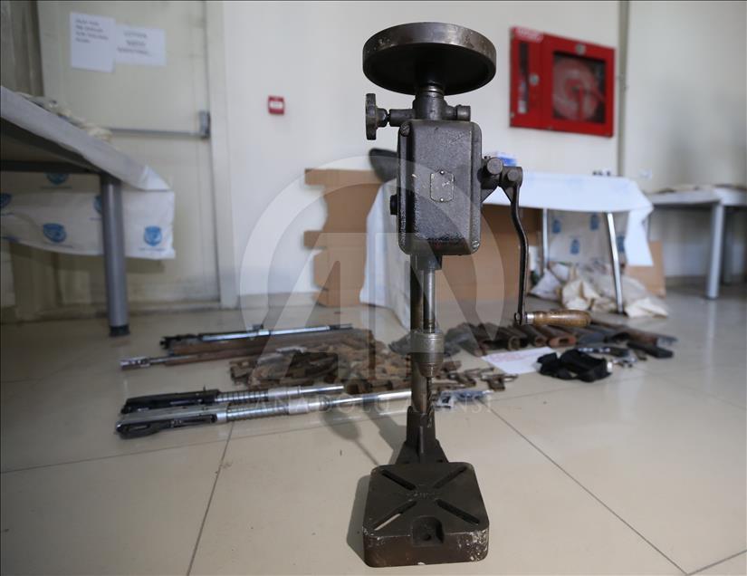 PKK'nın Yüksekova'daki "silah tamirhanesi" bulundu