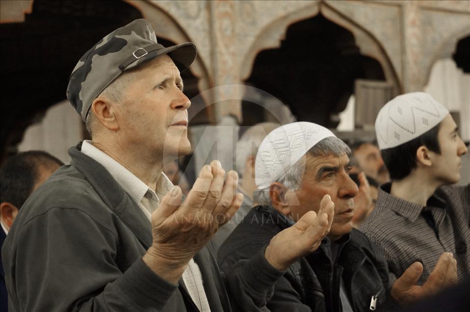Selimiye'de sabah namazını Diyanet İşleri Başkanı Görmez kıldırdı
