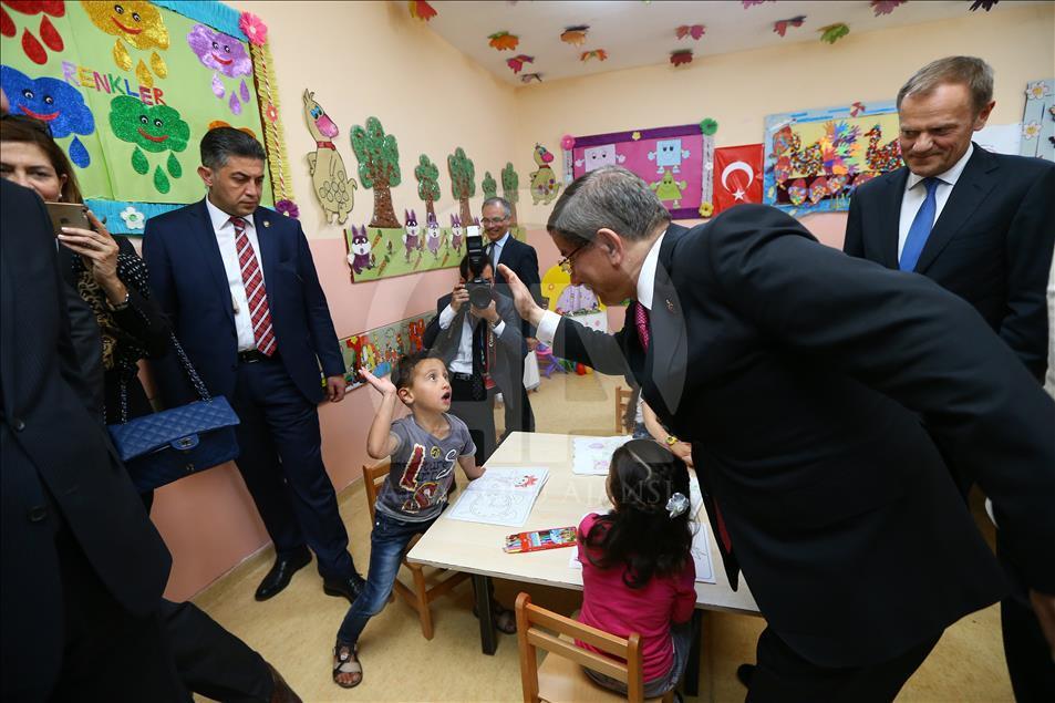 Başbakan Davutoğlu ve Almanya Başbakanı Merkel Gaziantep' te