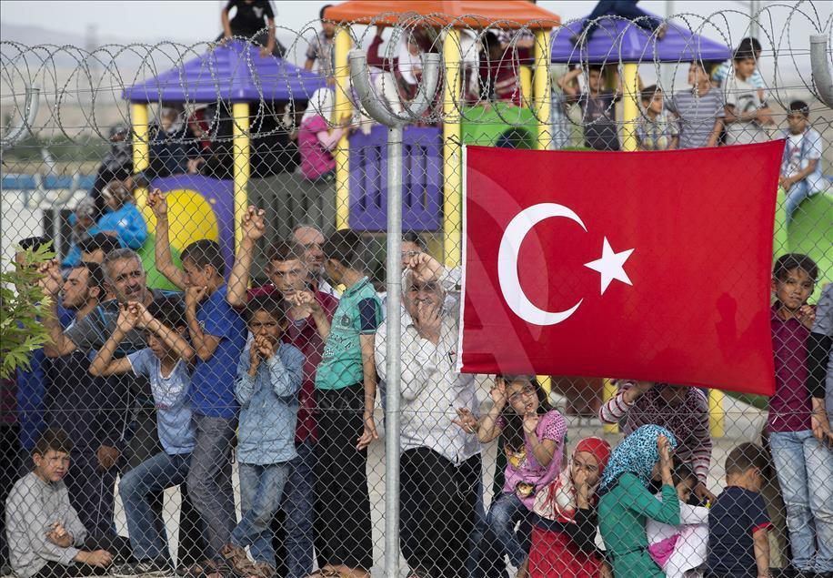 Davutoğlu ve Merkel Gaziantep'te