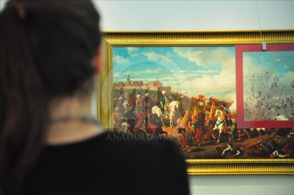 "Eskizlerden Tablolara Sultan Abdülaziz Resim Sergisi" Paris'te açıldı