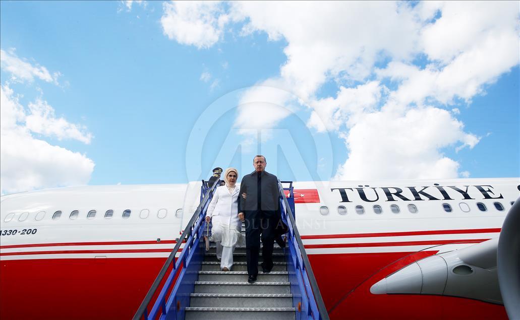 Cumhurbaşkanı Erdoğan, Hırvatistan'a geldi