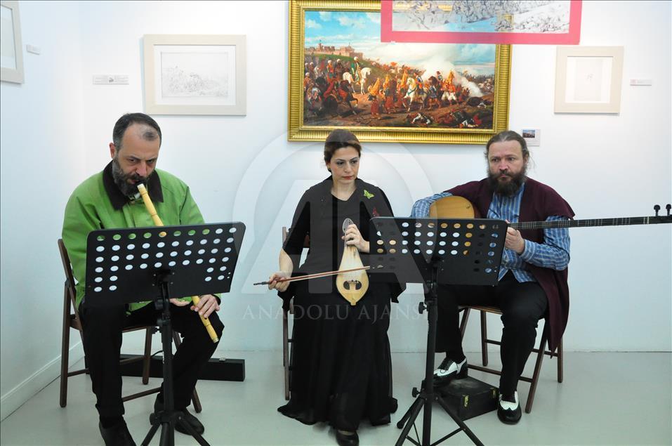"Eskizlerden Tablolara Sultan Abdülaziz Resim Sergisi" Paris'te açıldı