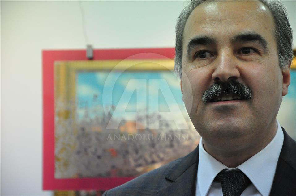 "Eskizlerden Tablolara Sultan Abdülaziz Resim Sergisi" Paris'te açıldı