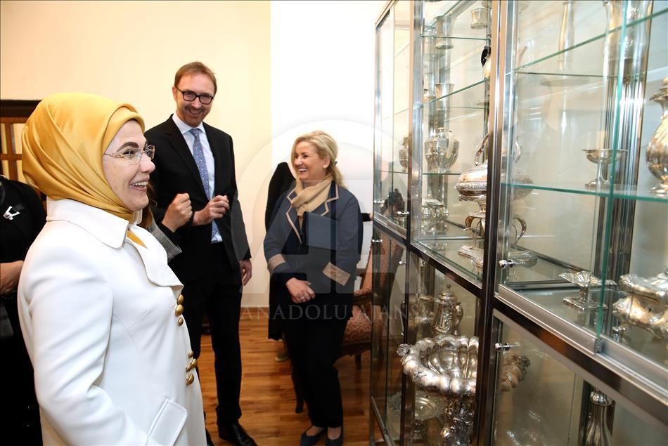 Emine Erdoğan, Hırvatistan'da müze ziyaret etti