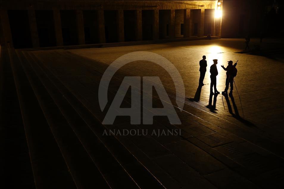 Anıtkabir'de akşam fotoğraf çekimi etkinliği
