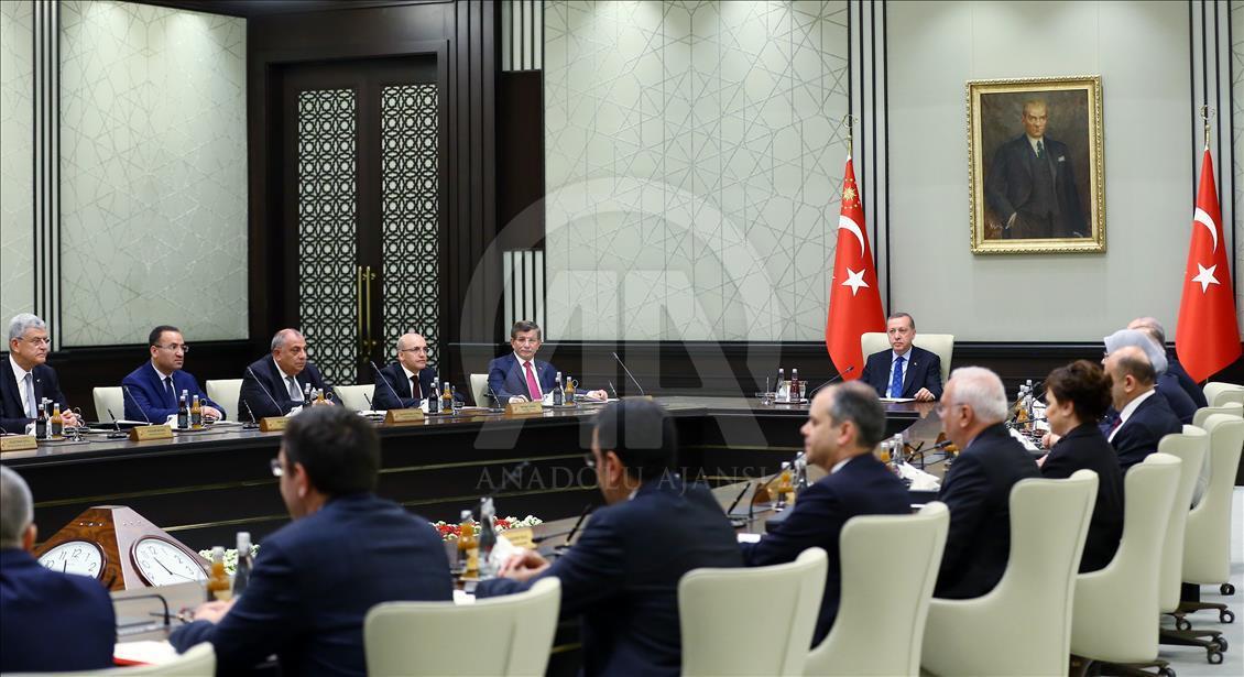 Cumhurbaşkanı Erdoğan, Bakanlar Kurulunu topladı