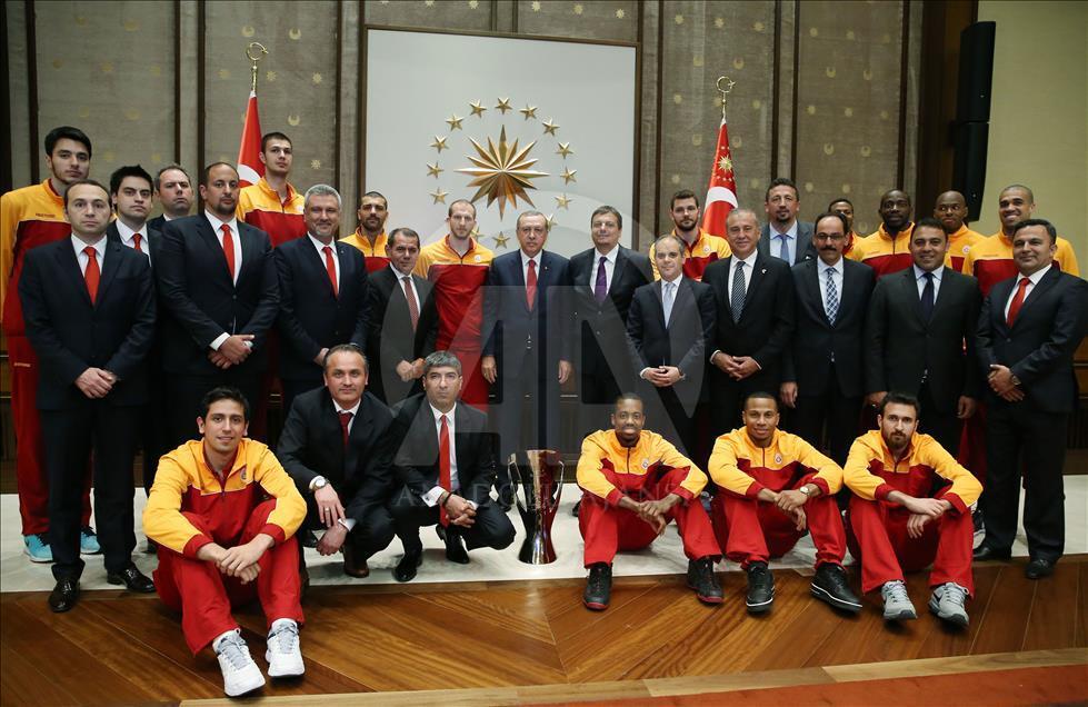 Cumhurbaşkanı Erdoğan'ın kabulü