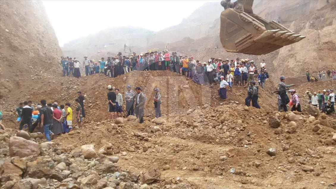 14 dead, dozens missing after Myanmar landslide