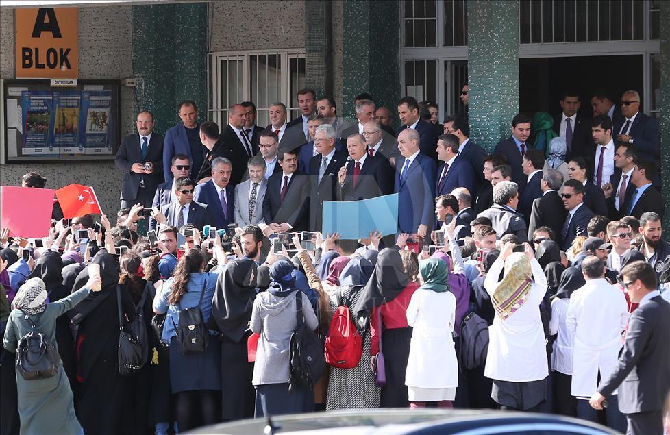 Cumhurbaşkanı Erdoğan İstanbul'da
