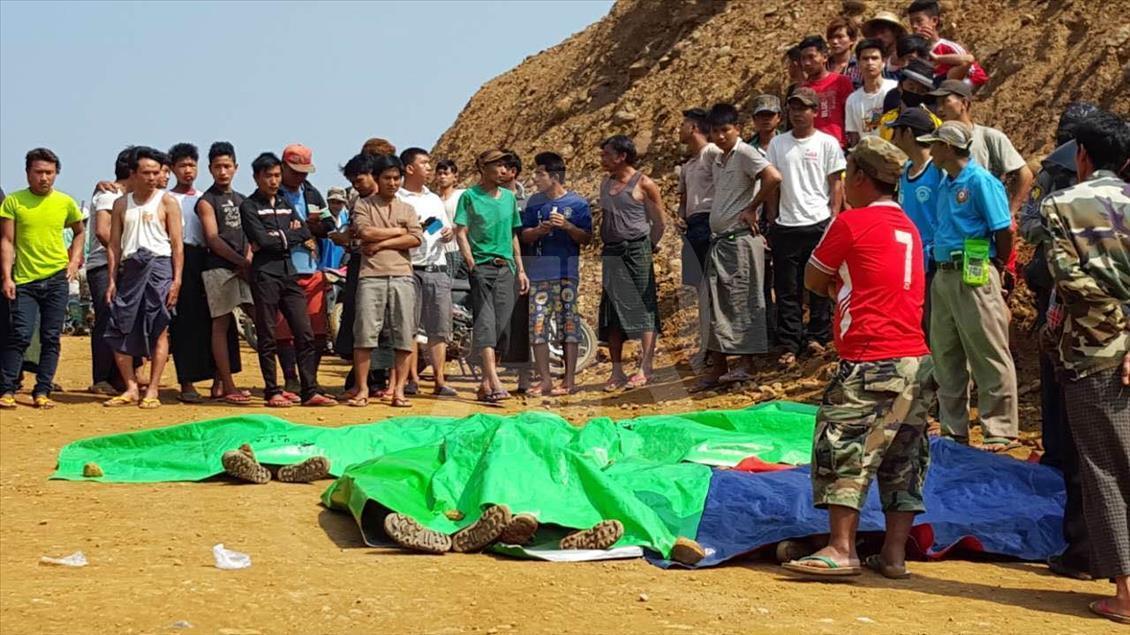 14 dead, dozens missing after Myanmar landslide