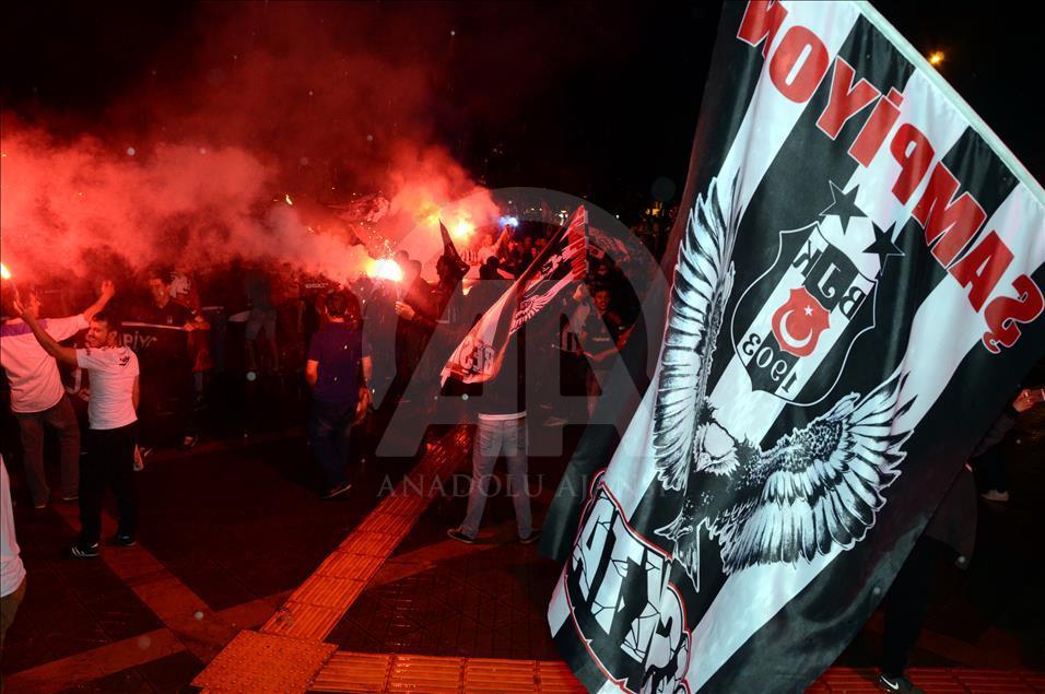 Beşiktaş’ın şampiyonluk kutlamaları