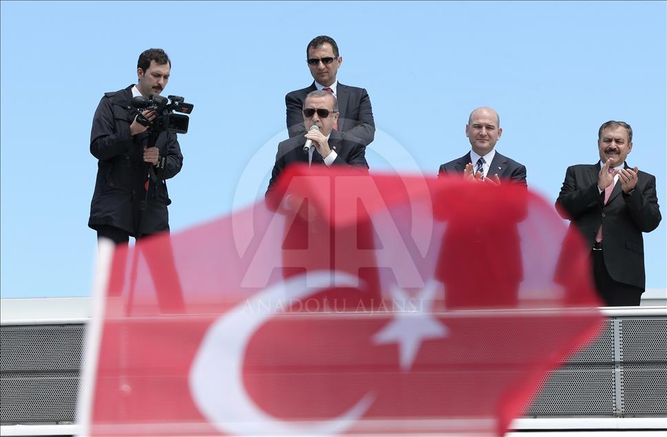 Cumhurbaşkanı Erdoğan Trabzon'da