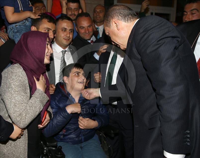 Cumhurbaşkanı Erdoğan, Rize'de