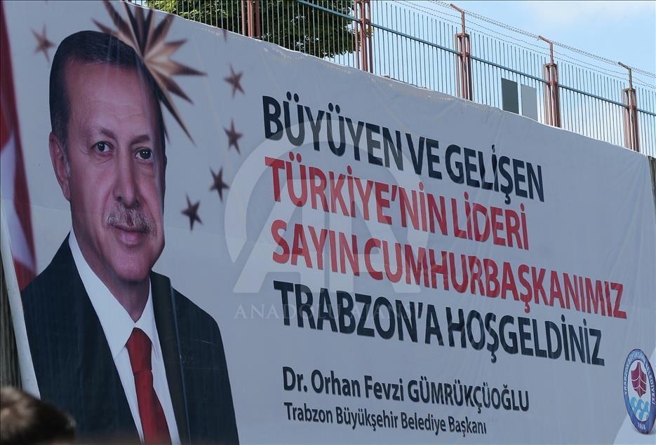 Cumhurbaşkanı Erdoğan Trabzon'da