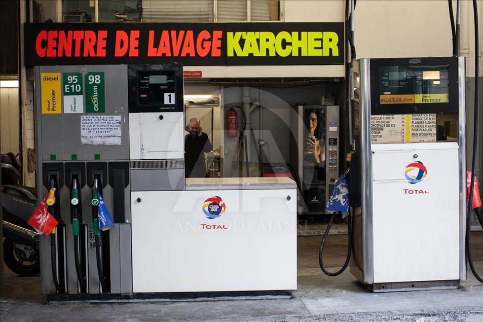 Fransa'daki benzin sıkıntısı