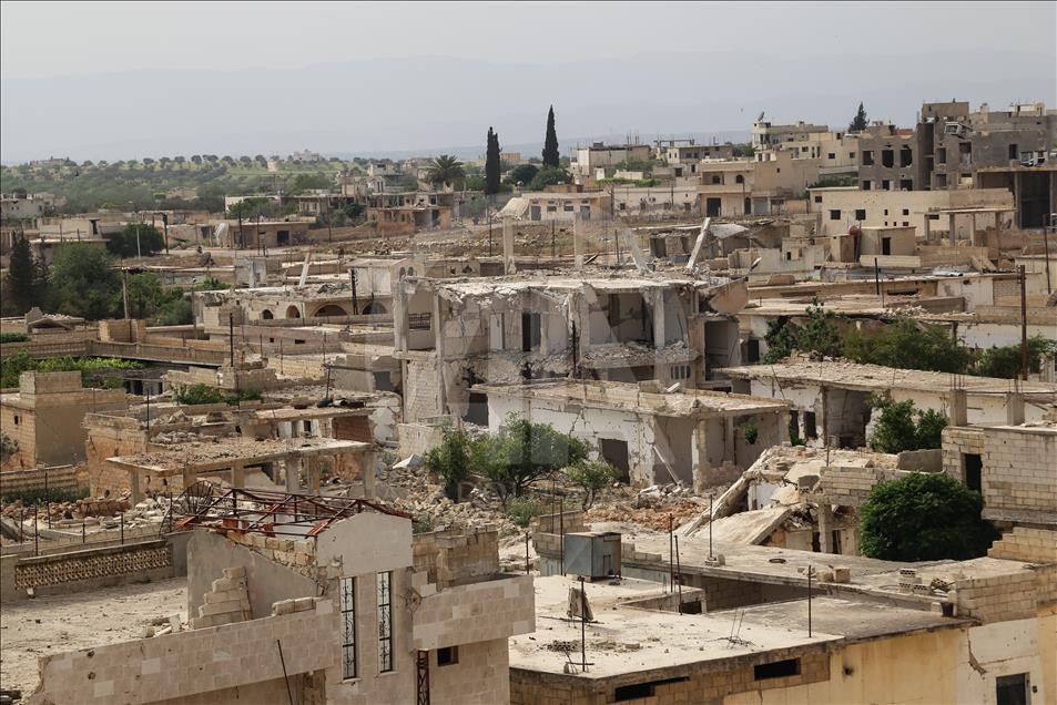 Suriye'deki enkaz yığını "Kafr Zita" 