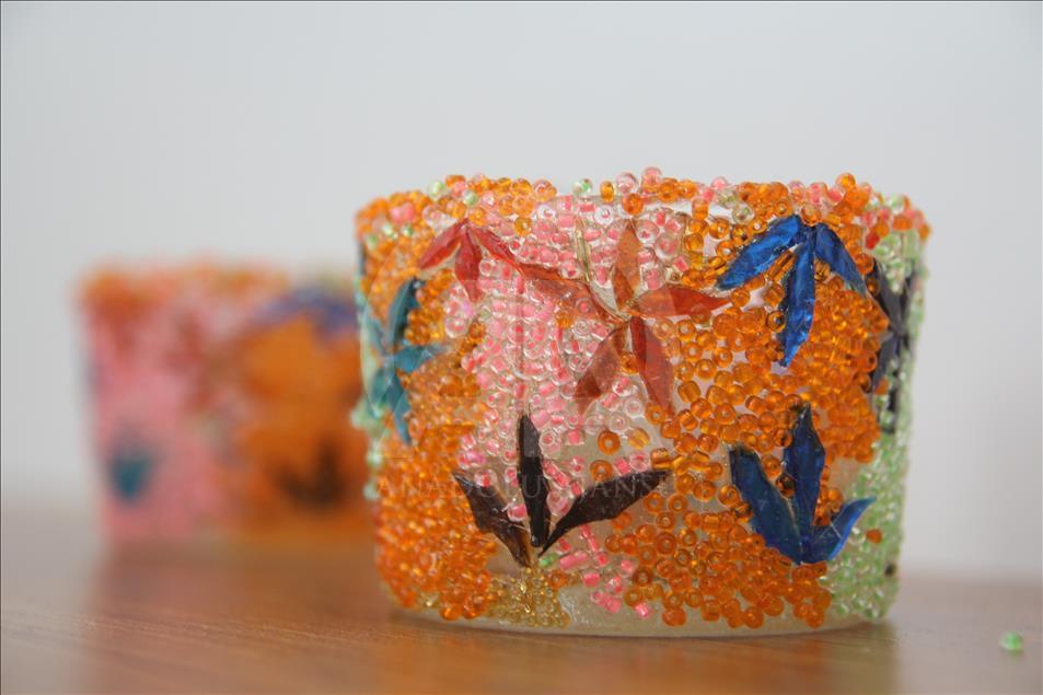 İki milyon parça camla "sema gösterisi"