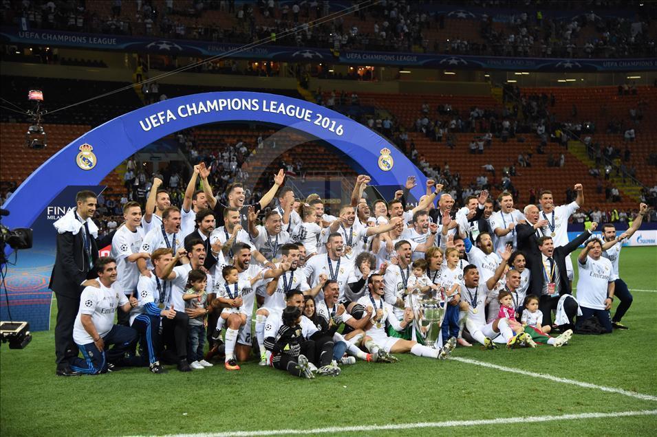 UEFA Şampiyonlar Ligi'nde kupa Real Madrid'in