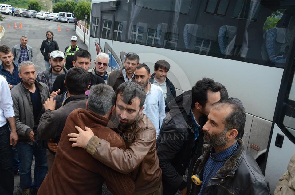 Zonguldak'ta maden işçileri maaş eylemine son verdi