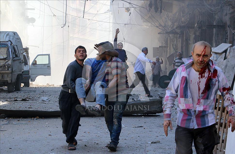 Жертвами удара ВВС Асада по Алеппо стали 15 человек