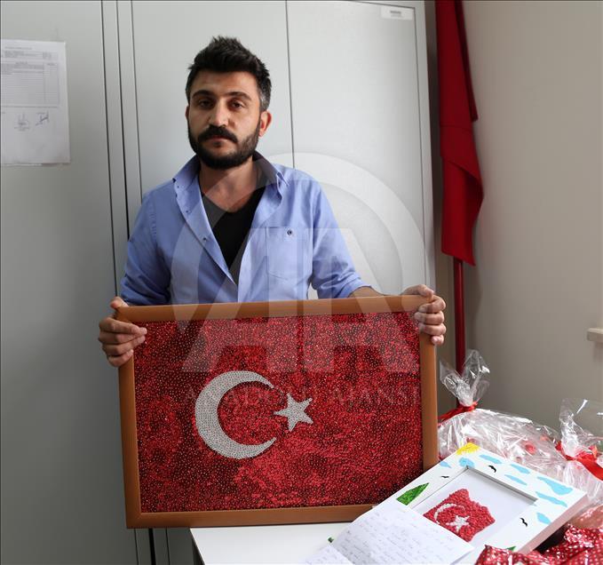 "Özel" öğrencilerden güvenlik güçlerine "özel" hediyeler