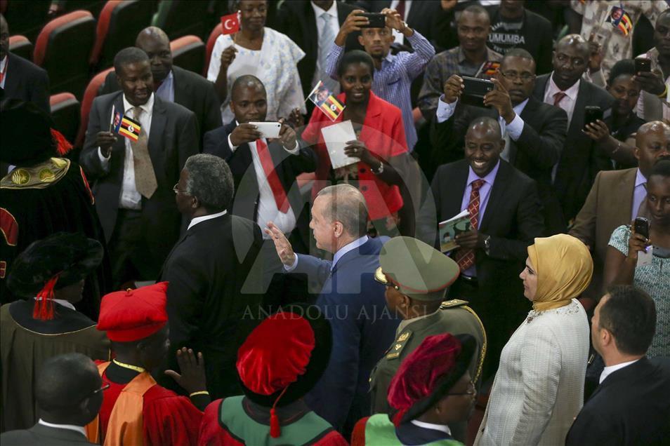 Cumhurbaşkanı Erdoğan, Uganda'da
