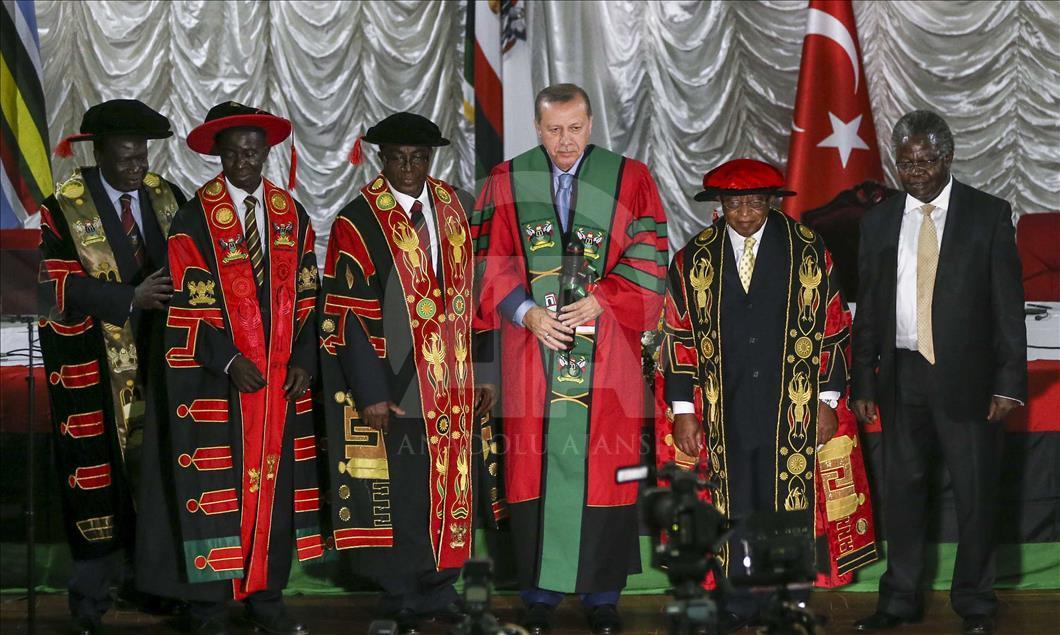 Cumhurbaşkanı Erdoğan, Uganda'da