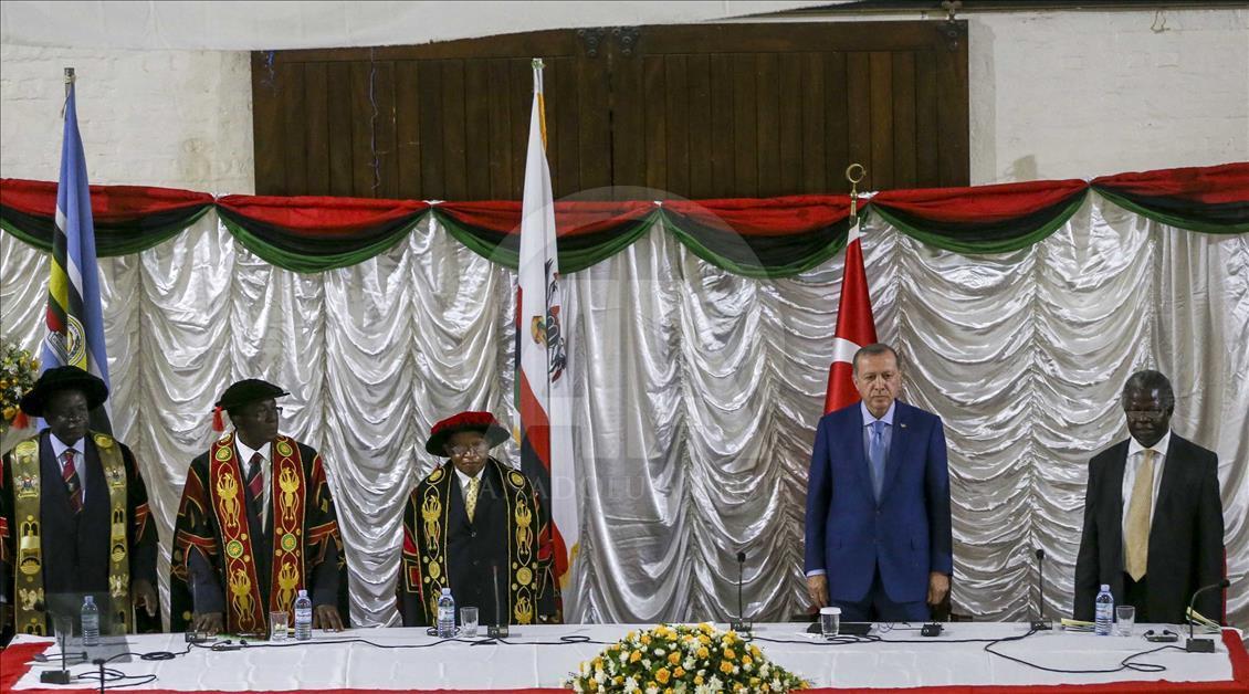 Cumhurbaşkanı Erdoğan, Uganda'da