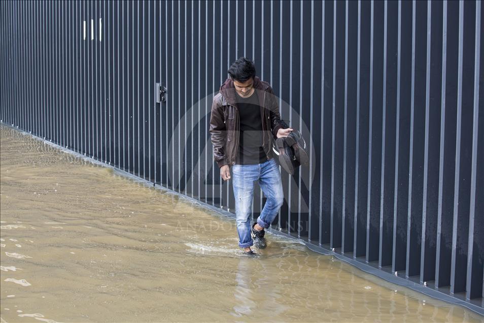 PARIS, FRANCE - JUNE 01: Seine river flood 