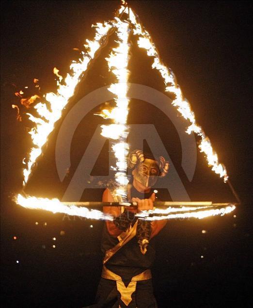 Kiev Fire Fest in Ukraine
