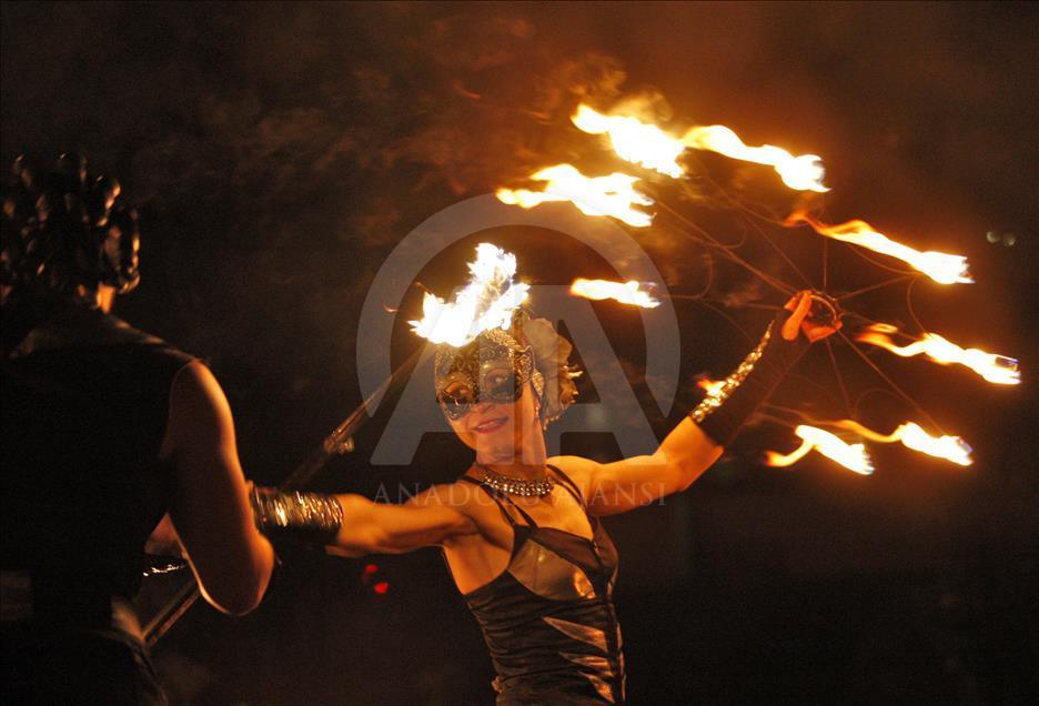 Kiev Fire Fest in Ukraine