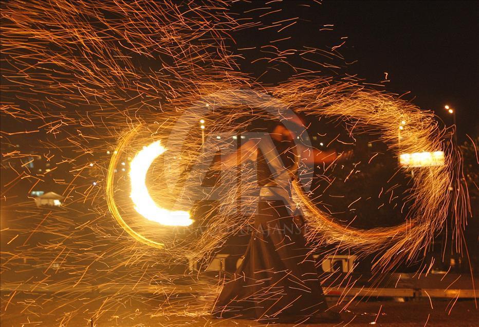 Kiev Fire Fest in Ukraine
