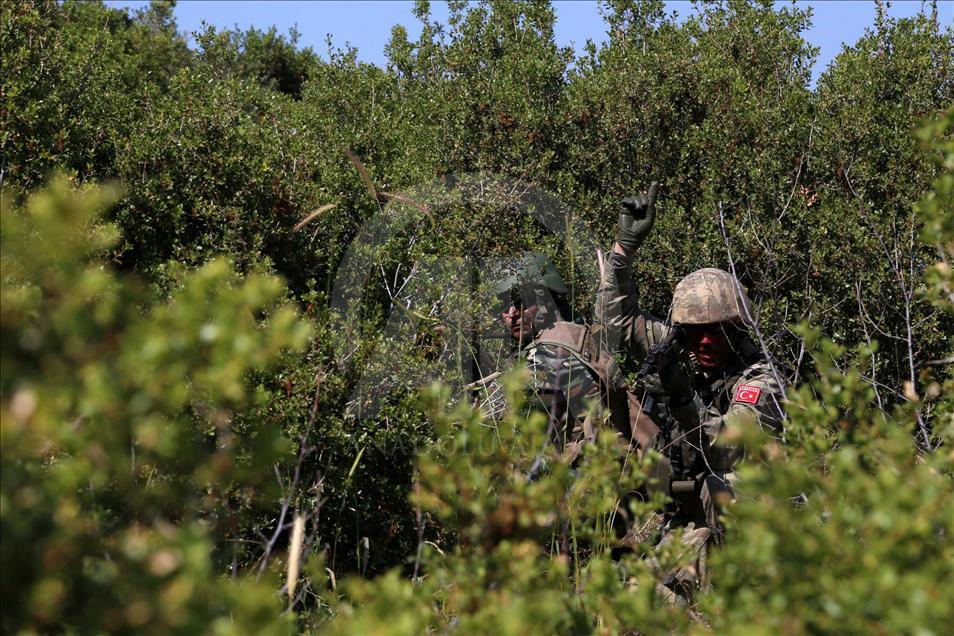 Isparta'da çok uluslu komando tatbikatı