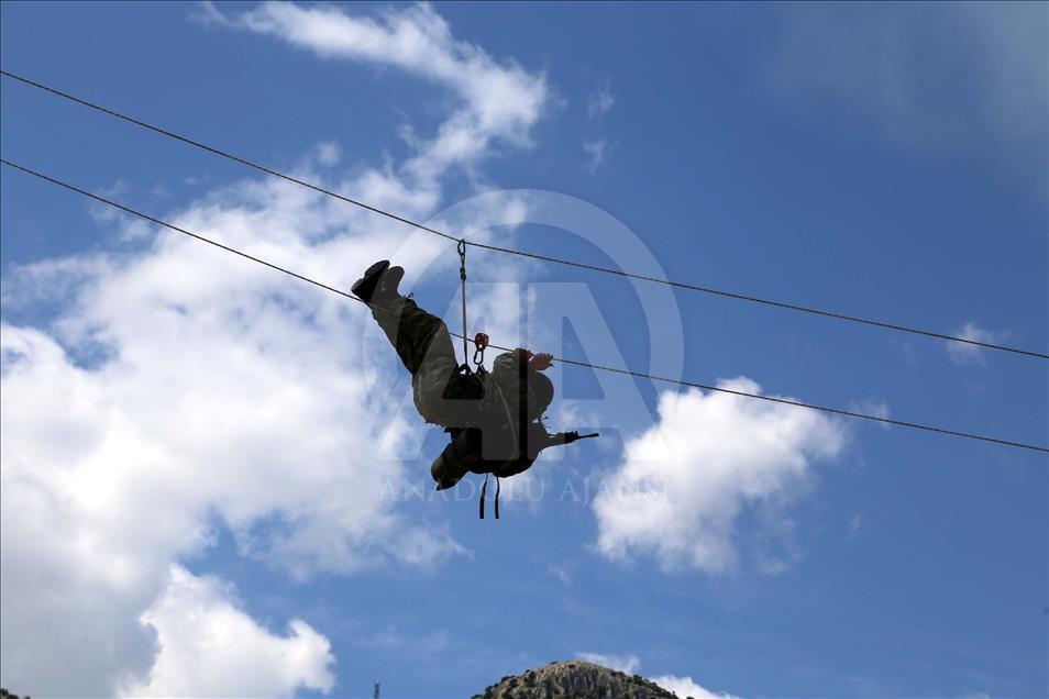 Isparta'da çok uluslu komando tatbikatı