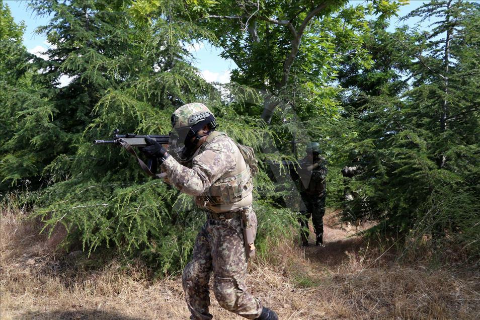 Isparta'da çok uluslu komando tatbikatı