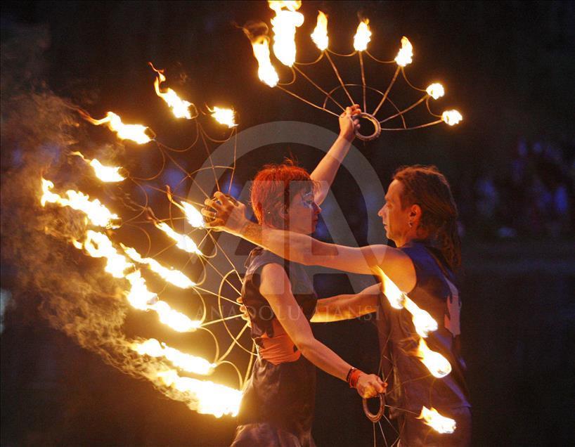 Kiev Fire Fest in Ukraine