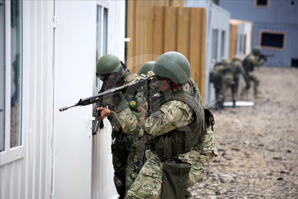 Isparta'da çok uluslu komando tatbikatı